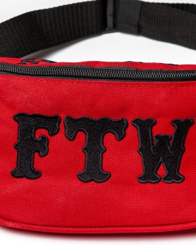 Belt Bag: FTW & SUPPORT 81 | Black - Red